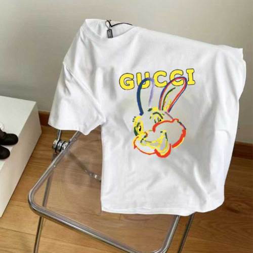 Cotton Round Neck Printed Short Sleeves T-shirt