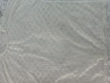 Sexy Transparent Letter Drop Shoulder Mesh T-shirt