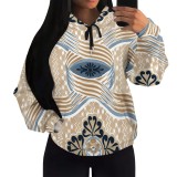 1 Piece Custom Casual Print Long Sleeve Hoodie Sweatshirts