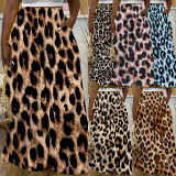 1 Custom Casual Print Long Skirts With Pockets