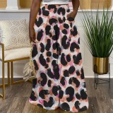 1 Custom Casual Print Long Skirts With Pockets