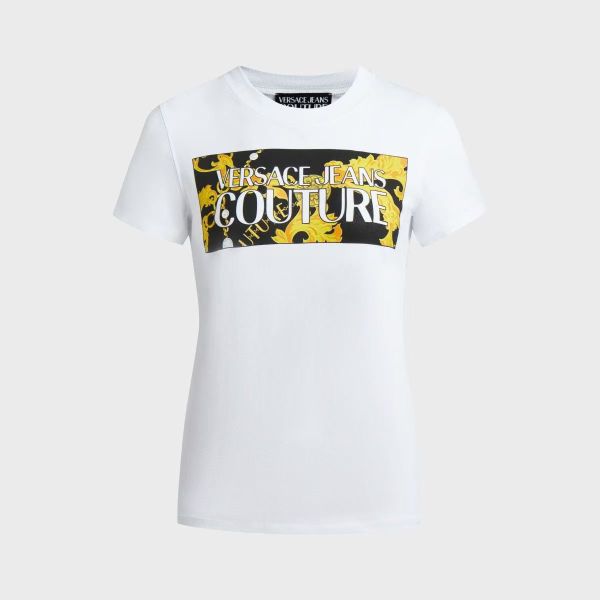 Cotton Round Neck Printed Short Sleeves T-shirt