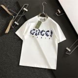 Cotton Round Neck Printed Short Sleeves Tees