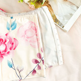Women Corset Floral Cincher Overbust Bustier Underwear Trainer Shapewear Top