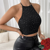 Halter Neck Crop Tops