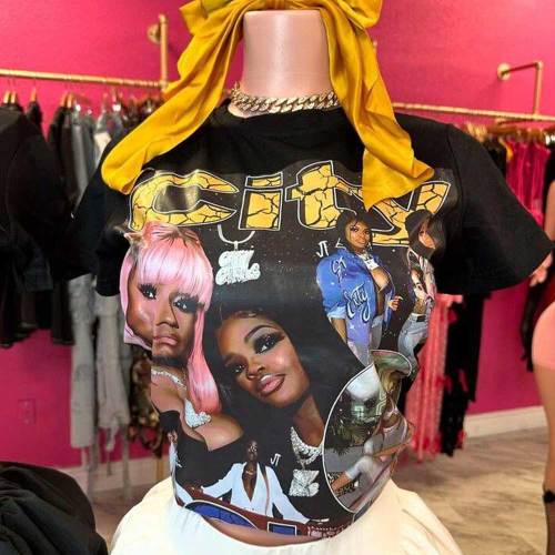 Versatile Women's Printed T-shirt