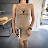 Embossed Embroidered Sleeveless Mini Dress