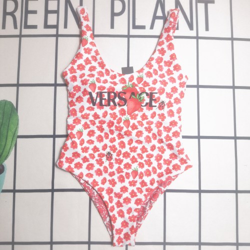 Summer Printed Padded Sleeveless One Piece Rompers Swimwear