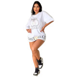 Summer Loose Hot Drilling Embroidered Club Dress