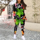 1 Custom Casual Digital Printing Long Sleeve Pant Set