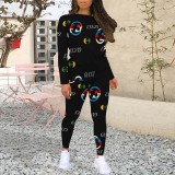 1 Custom Casual Digital Printing Long Sleeve Pant Set