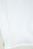 Summer Graduation Asymmetric Strap Top + Hem High Slit Gathered Skirt Set
