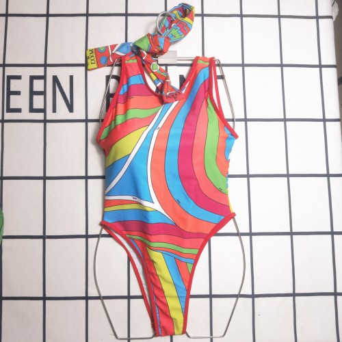 Casual Printed Padded Sleeveless One Piece Swimwears