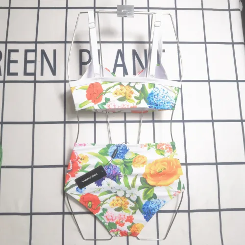 Casual Printed Padded Straps Two Piece Bikini Swimsuits