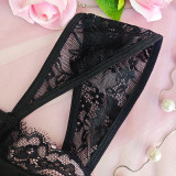 Sexy Lace See-through Mesh Bra Sling Steel RingTube Top