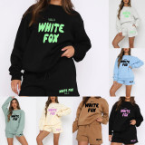 High Quality Cotton Print Long Sleeve Sweatshirt Set