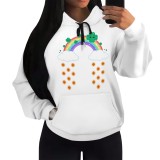 1 Custom Casual Digital Printing Long Sleeve Hooded Sweatshirts