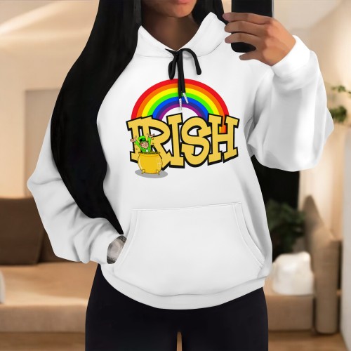 1 Custom Casual Digital Printing Long Sleeve Hooded Sweatshirts