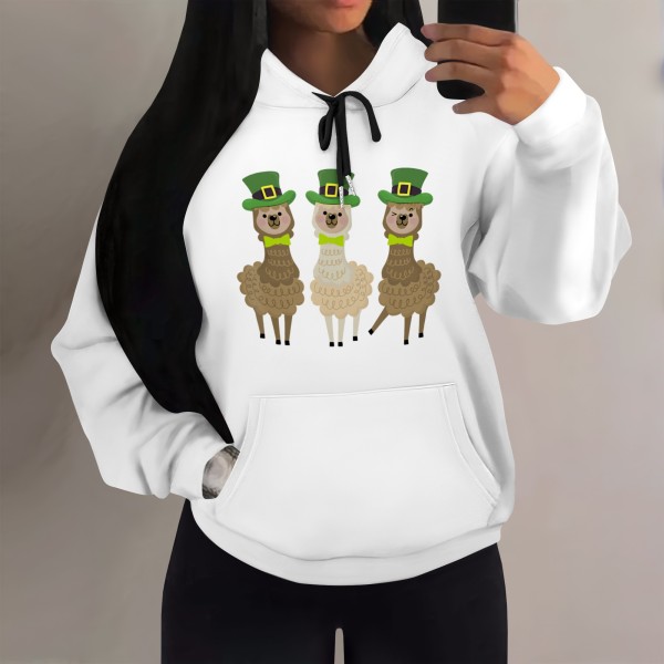 1 Custom Casual Digital Printing Long Sleeve Hooded Sweatshirts