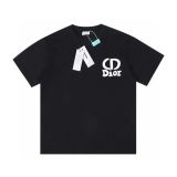 Cotton Round Neck Printed Short Sleeves Tees