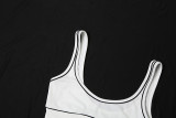 Sexy Sports Vest and Mini Skirt