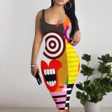 1 Piece Custom Casual U Neck Sleeveless Midi Dresses