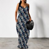 1 Piece Custom Casual V Neck Straps Long Dresses