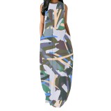 1 Piece Custom Casual Sleeveless Long Dresses