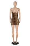 Solid Color Home Comfort Straps Skirt Set