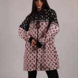 Ladies' Windbreaker Hooded Double-layer Overcoat