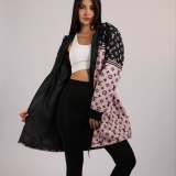 Ladies' Windbreaker Hooded Double-layer Overcoat
