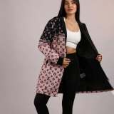 Ladies' Windbreaker Hooded Double-layer Overcoat