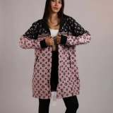 Ladies' Windbreaker Hooded Double-layer Overcoat