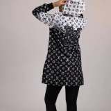 Ladies' Windbreaker Hooded Double-layer Overcoat