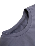 Casual Round Neck Short Sleeve T-shirt Shorts Set