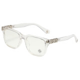 Designer Square Frame Top Quality Glasses Chrome Hearts Sunglasses