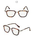 Designer Square Frame Top Quality Glasses Chrome Hearts Sunglasses
