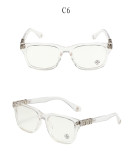 Designer Square Frame Top Quality Glasses Chrome Hearts Sunglasses