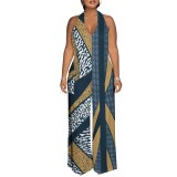 1 Piece Custom Casual Digital Printing Halter Jumpsuits