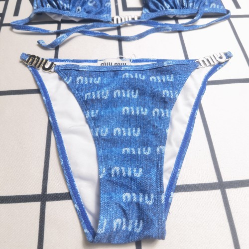 Summer Beach Padded Printed Halter 2 Piece Bikini Swimwear