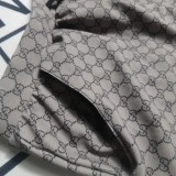Summber Print Beach Swim Shorts Drawstring Waist Slant Pocket