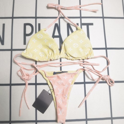 Summer Beach Padded Printed Halter 2 Piece Bikini Swimwear