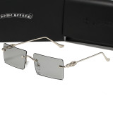 Eye Glasses Flat Mirror Fashion Rimless Eyeglasses for Game Holiday Computer