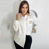 Women's Loose Casual Lapel Long Shirt