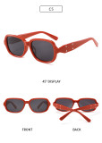 Fashion Retro Oversized Modern Square Shades Sunglasses Female Shades