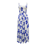 Bohemian Straps Two Piece Big Swing Skirts Set