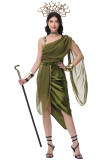 Halloween Adult Medusa Queen Costumes for Women Sexy Snake Womens Party Suit