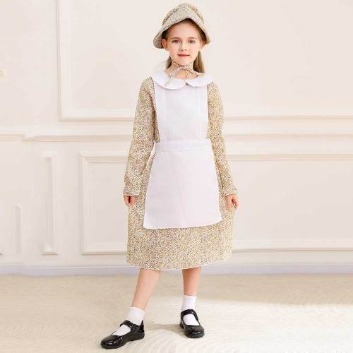 EraSpooky Women Prairie Pioneer Kansas Women's Dorothy Costume