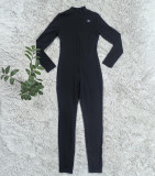 Fashion High Elastic Long Sleeve Tight Jumpsuit
