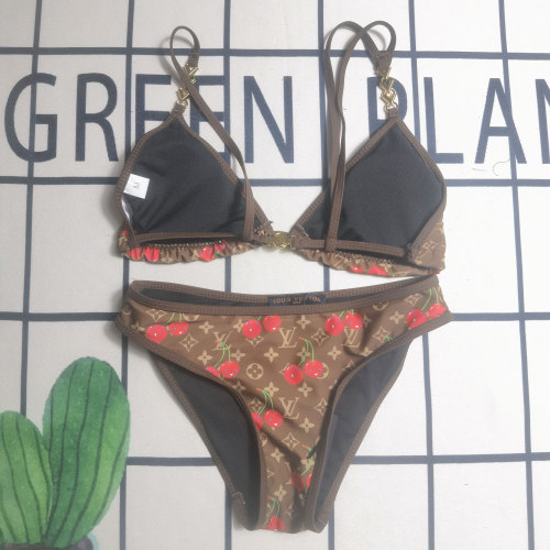 Summer Beach Padded Printed Halter 2 Piece Bikini Swimwear